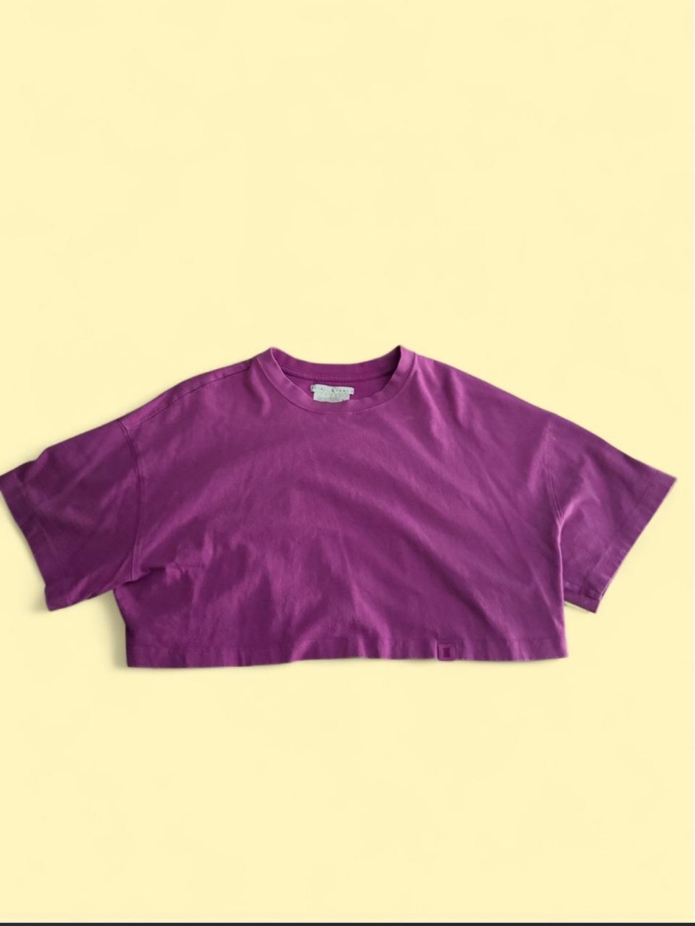Savage X Fenty Xssential Heavy Jersey Washed Cropped Tee